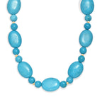 Magnesite Beads Necklace (Size - 20+2 Ext) 288.00 Ct._8587078_3