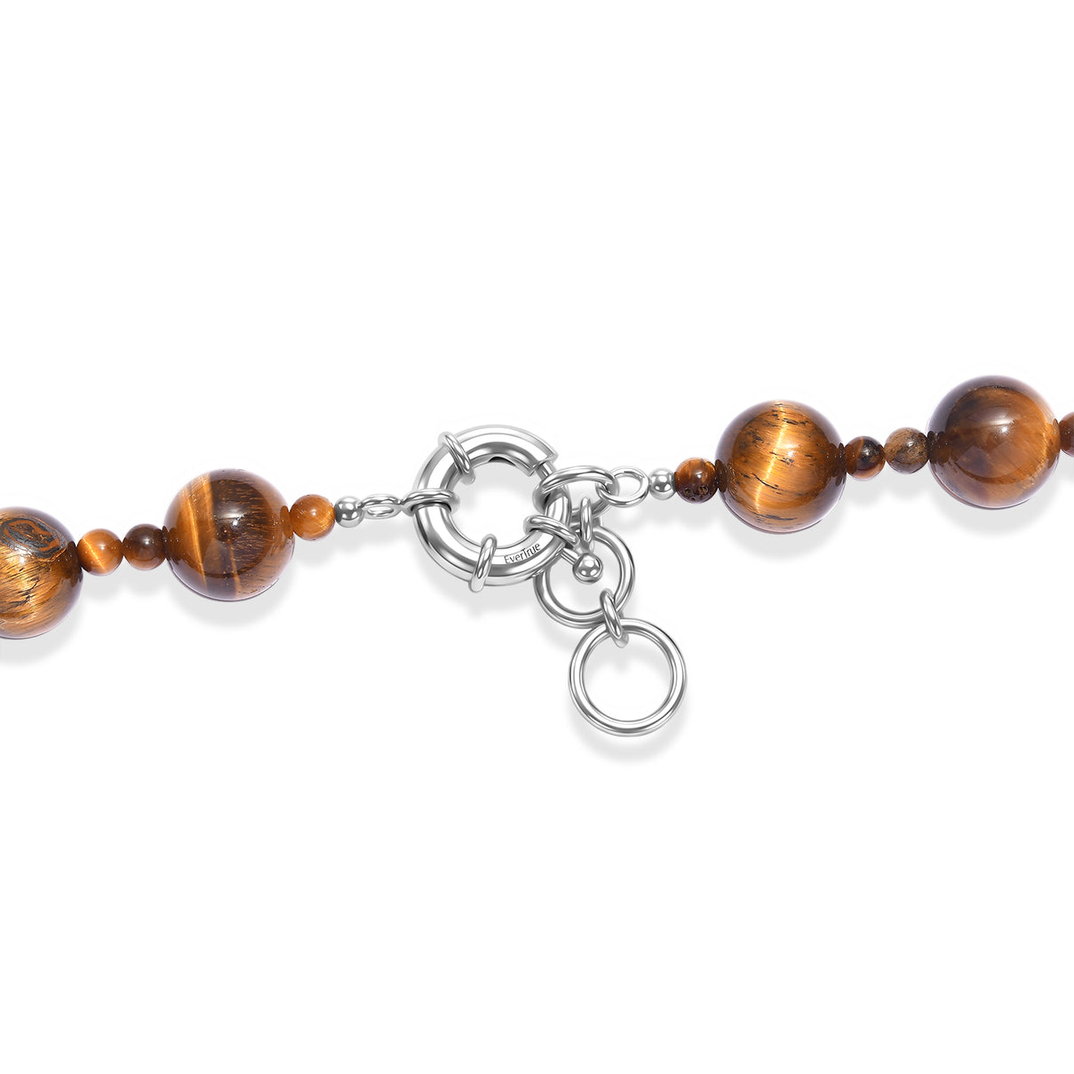 Tigers Eye Beads Necklace (Size - 20+1 Ext) with Sanorita Clasp 340.00 Ct. V32514717 5