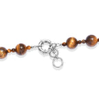 Tigers Eye Beads Necklace (Size - 20+1 Ext) with Sanorita Clasp 340.00 Ct._8587105_4