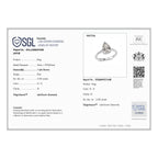 Luxuriant - SGL Certified Lab Grown Diamond (SI/G-H) Pear Cut Solitaire Ring in Rhodium Overlay Sterling Silver 2.00 Ct._8588195_6