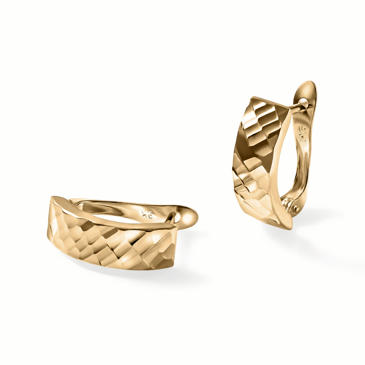 9K Yellow Gold Hoop Earring 8588272 0