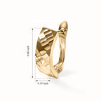 9K Yellow Gold Hoop Earring_8588272_4