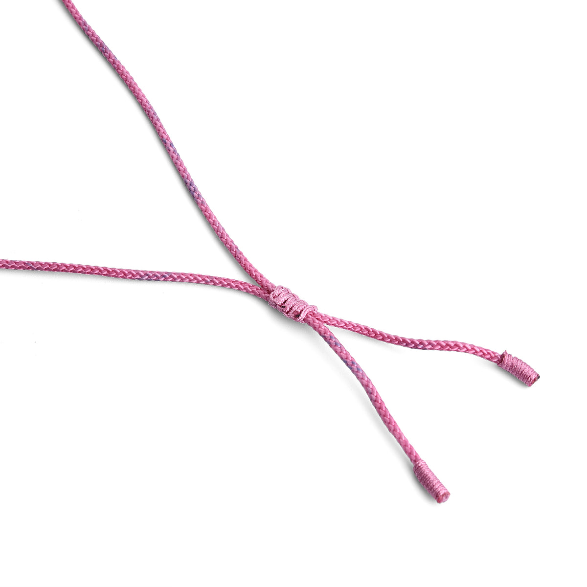 Pink Dyed Chalcedony Adjustable Solitaire Necklace 40.00 Ct. V32518085 5