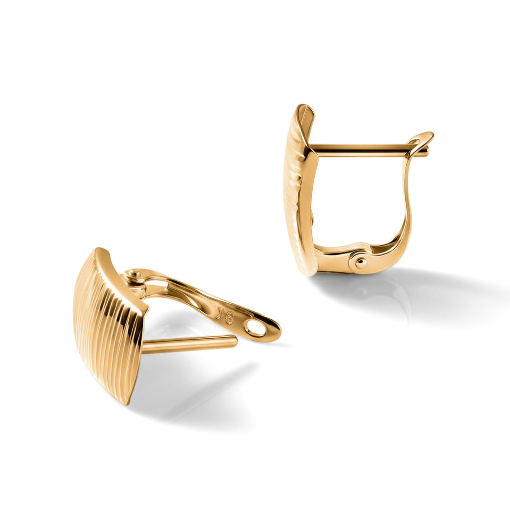 9K Yellow Gold Hoop Earring_8588299_3