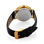 William Hunt 3D Horse Ronda 763 Swiss Movement 5ATM WR Black MOP Lab Diamond Dial & IPG 304 Stainless Steel Case Womens Watch with Black Leather Strap_8588362_6