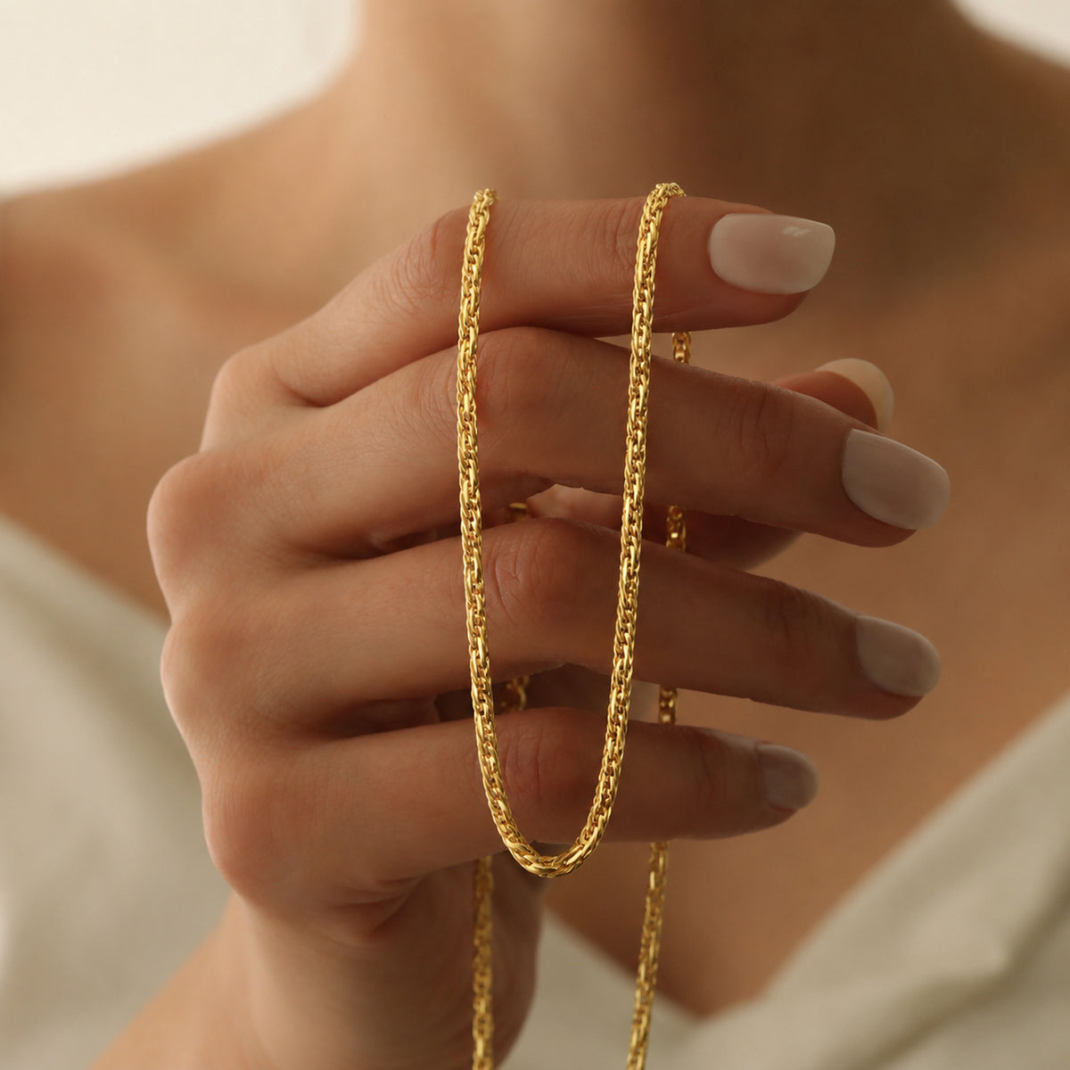 LAST CHANCE Maestro Collection - 9K Yellow Gold Necklace (Size - 20), Gold Wt 6.40 Gms V32564292 2