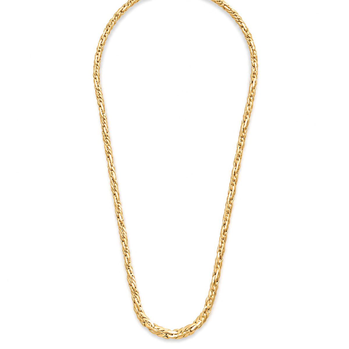 LAST CHANCE Maestro Collection - 9K Yellow Gold Necklace (Size - 20), Gold Wt 6.40 Gms V32564292 3