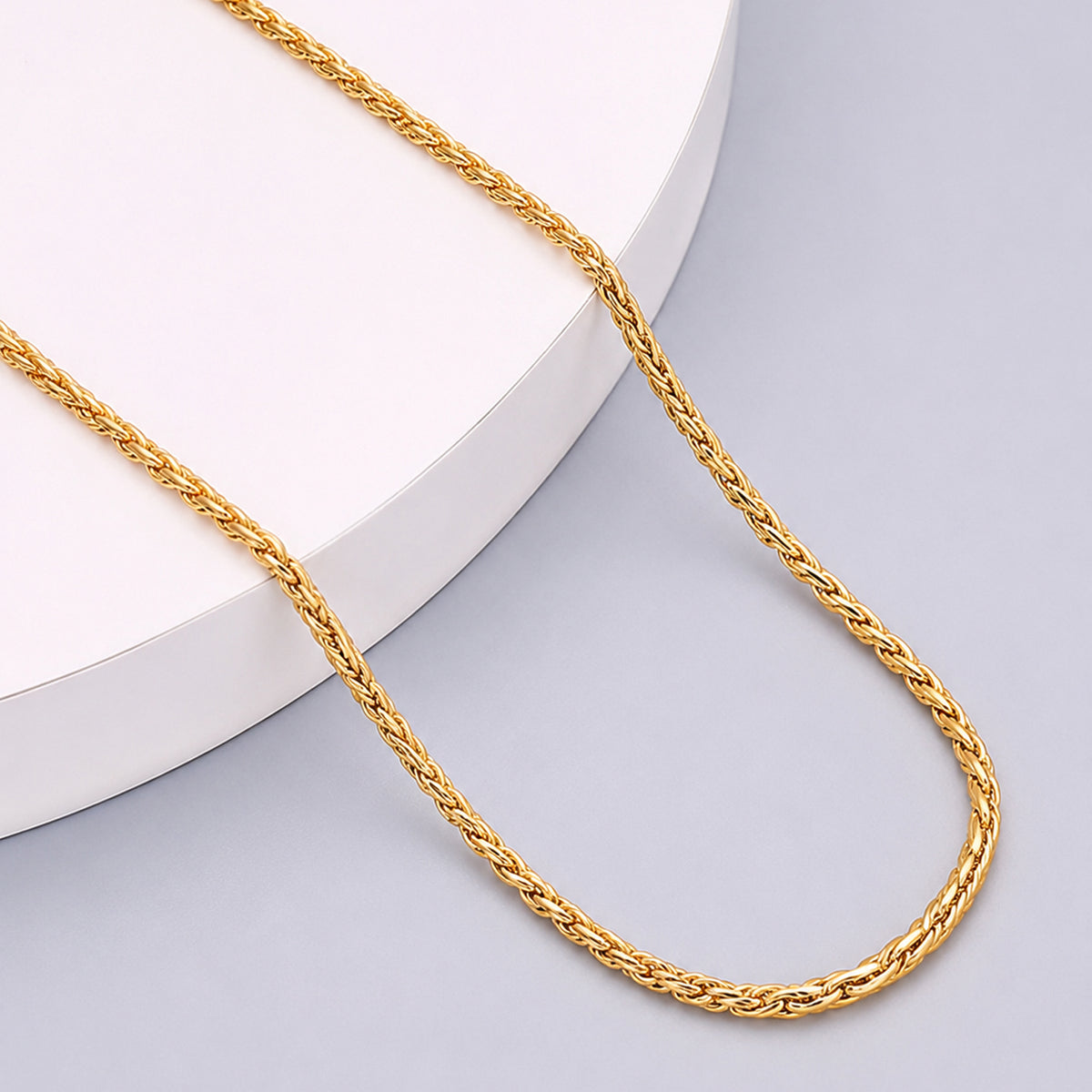 LAST CHANCE Maestro Collection - 9K Yellow Gold Necklace (Size - 20), Gold Wt 6.40 Gms V32564292 4