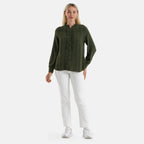 La Marey Patterned Blouse (Size - XL) - Green_8589364