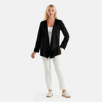 La Marey Patterned Cardigan (Size - XL) - Black_8590145