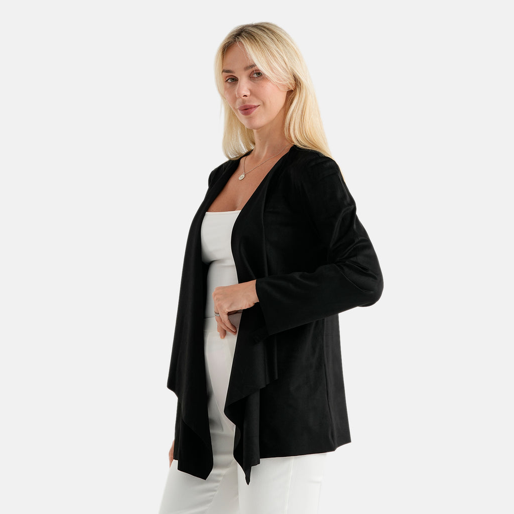 La Marey Patterned Cardigan (Size - XL) - Black_8590145_2