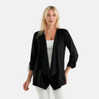 La Marey Patterned Cardigan (Size - XL) - Black_8590145_4