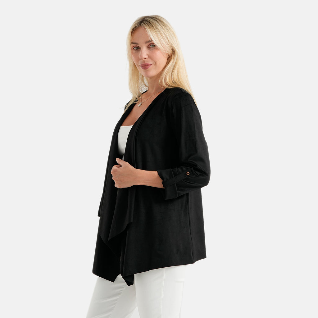La Marey Patterned Cardigan (Size - XL) - Black_8590145_5