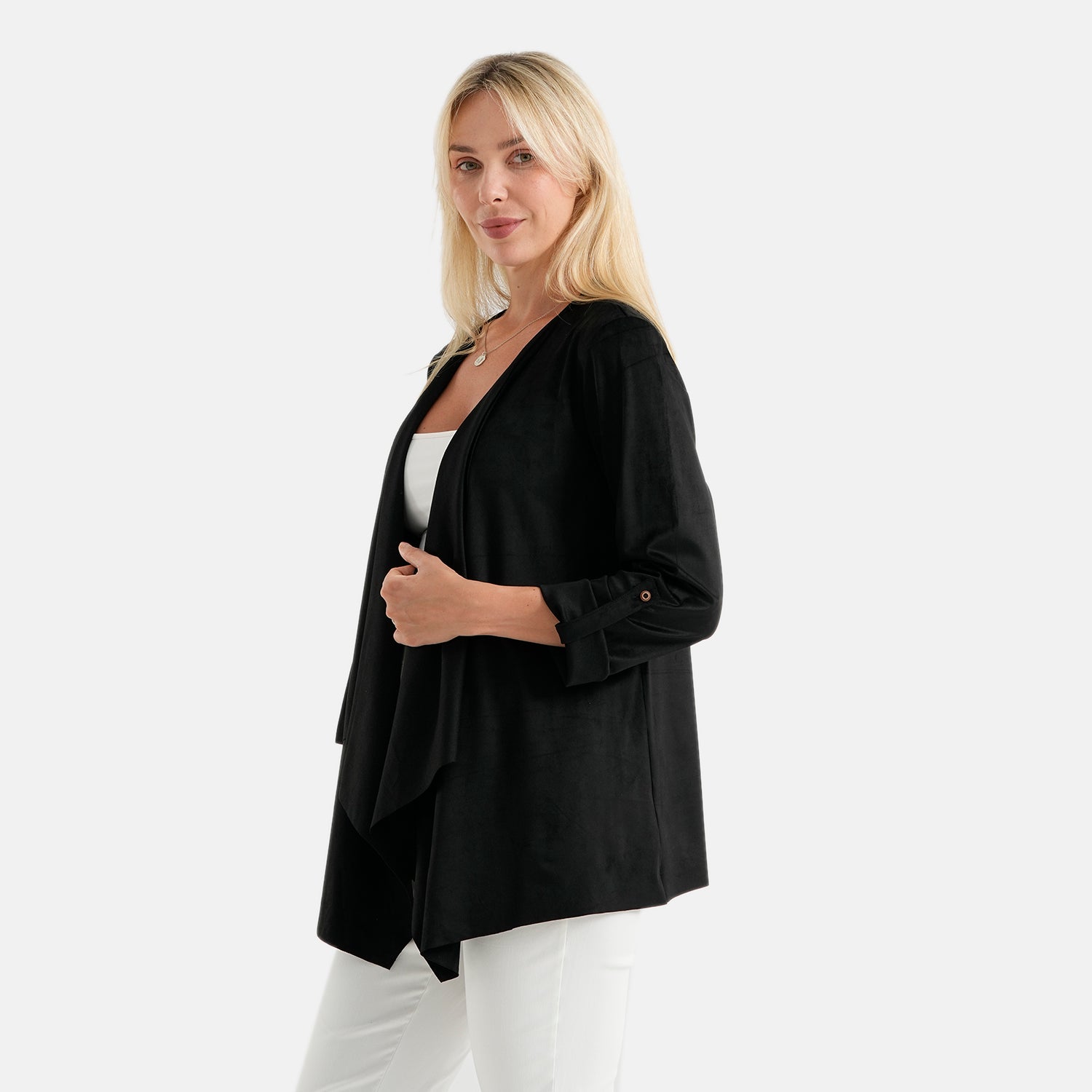 La Marey Patterned Cardigan (Size - Medium) - Black 8590145 6