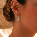 Luxuriant - Lab Grown Diamond (SI/G-H) Solitaire Lever Back Earring in Rhodium Overlay Sterling Silver 0.25 Ct._8590270_1