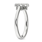 Luxuriant - SGL Certified Lab Grown Diamond (SI/G-H) Pressure Set Ring in Rhodium Overlay Sterling Silver 2.00 Ct._8590671_3