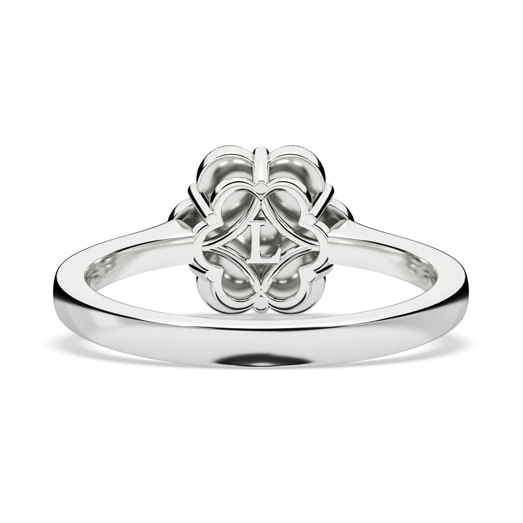 Luxuriant - SGL Certified Lab Grown Diamond (SI/G-H) Pressure Set Ring in Rhodium Overlay Sterling Silver 2.00 Ct._8590671_4