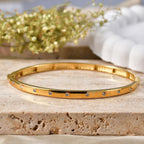 Luxuriant - Lab Grown Diamond (SI/G-H) Full Bangle (Size - 7.5) in 18K Vermeil Yellow Gold Plated Sterling Silver 0.35 Ct._8590837_2