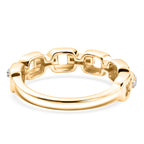 Luxuriant - Lab Grown Diamond (SI/G-H) Interlink Ring in 18K Vermeil Yellow Gold Plated Sterling Silver_8590931_4