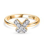 Luxuriant - Moissanite Ring in 18K Vermeil Yellow Gold Plated Sterling Silver_8590947