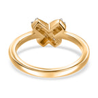 Luxuriant - Moissanite Ring in 18K Vermeil Yellow Gold Plated Sterling Silver_8590948_4