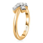 Luxuriant - Moissanite Ring in 18K Vermeil Yellow Gold Plated Sterling Silver_8590948_5