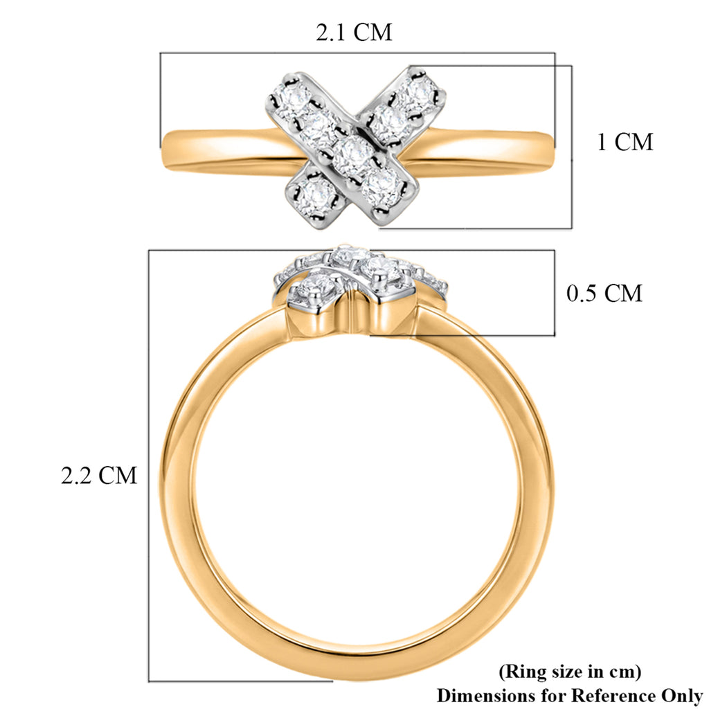Luxuriant - Moissanite Ring in 18K Vermeil Yellow Gold Plated Sterling Silver_8590948_6