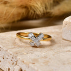 Luxuriant - Moissanite Ring in 18K Vermeil Yellow Gold Plated Sterling Silver_8590949_2
