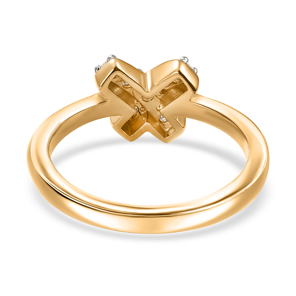 Luxuriant - Moissanite Ring in 18K Vermeil Yellow Gold Plated Sterling Silver_8590949_4