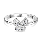 Royal Bali Collection - D'Joy Moissanite Ring in Rhodium Overlay Sterling Silver_8590954