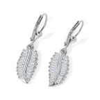 Rachel Galley - SGL Certified Lab Grown Diamond (SI/G-H) Earring with Lever Back in Rhodium Overlay Sterling Silver 1.50 Ct._8591120