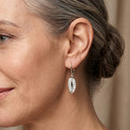Rachel Galley - SGL Certified Lab Grown Diamond (SI/G-H) Earring with Lever Back in Rhodium Overlay Sterling Silver 1.50 Ct._8591120_1