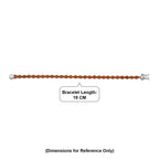 D'Joy - Natural Crimson Fire Opal Tennis Bracelet (Size - 7.5) with GB Lock Box in Rhodium Overlay Sterling Silver 4.37 Ct._8591176_4