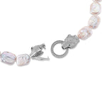 LA Close Out - White Keshi Pearl Necklace with Clasp (Size - 20)