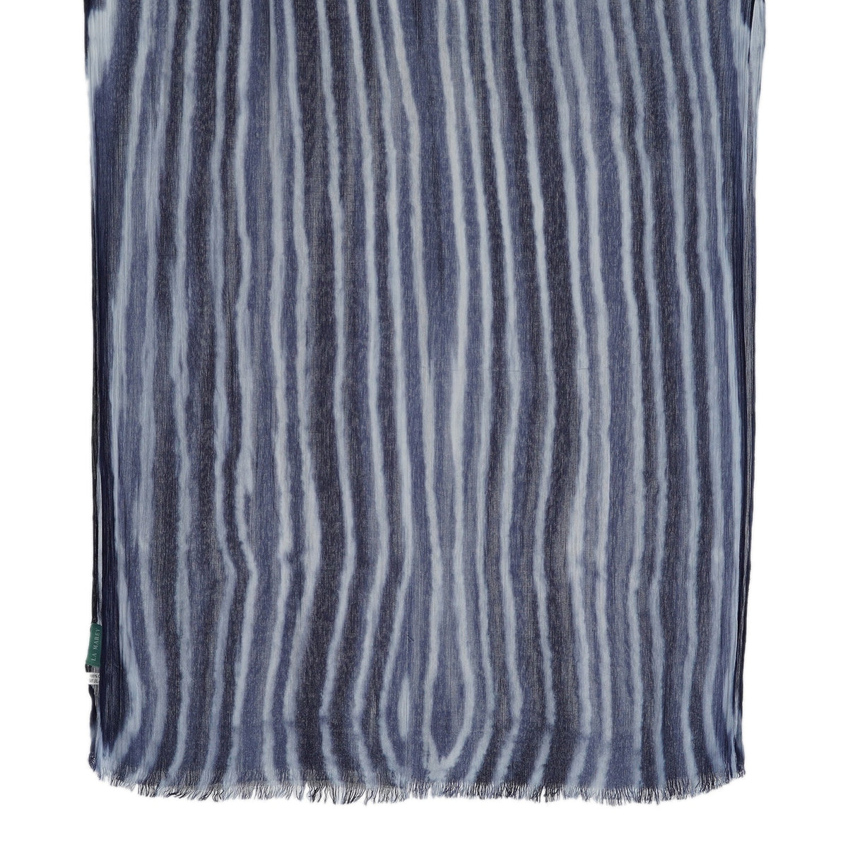 La Marey Womens 100% Viscose Lightweight Striped Scarf (180 x 80 cm) - Blue 8592790 7