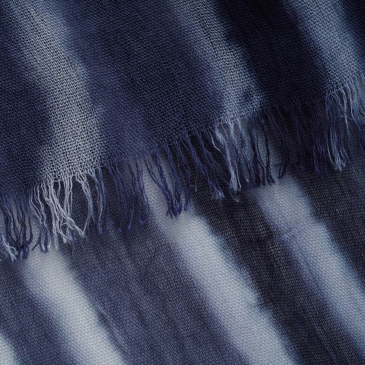 La Marey Womens 100% Viscose Lightweight Striped Scarf (180 x 80 cm) - Blue 8592790 9