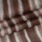 La Marey Womens 100% Viscose Lightweight Striped Scarf (180 x 80 cm) - Brown_8592792_7
