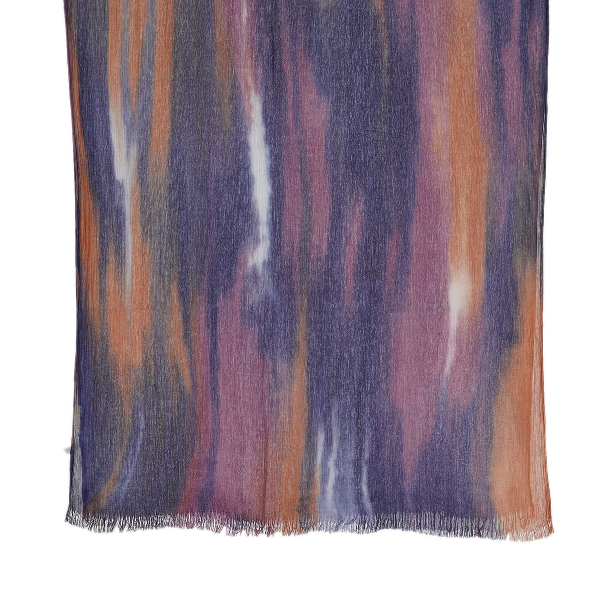 La Marey Womens 100% Viscose Lightweight Striped Scarf (180 x 80 cm) - Dark Blue V32622227 7