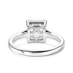 D'Joy - GRA Certified D-VVS1  Moissanite Solitaire Ring in Rhodium Overlay Sterling Silver 2.00 Ct._8592930_4