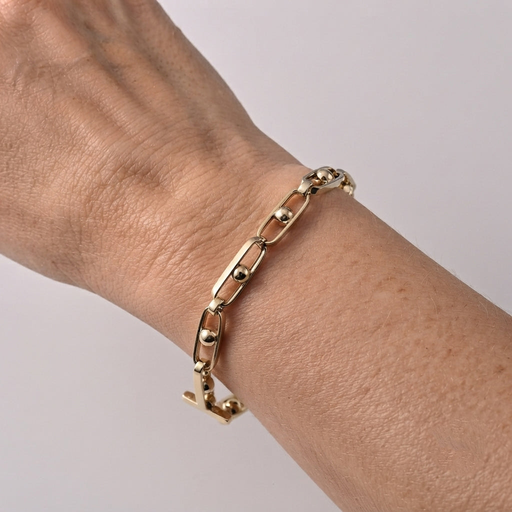 Luxoro 9K Yellow Gold Bracelet (Size - 7.5), Gold Wt.3.2 Gms_8593045_1