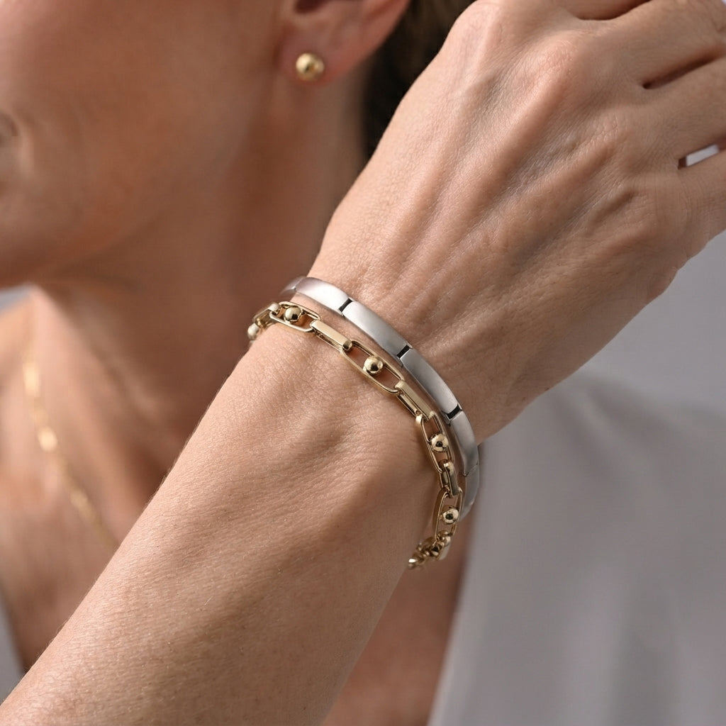 Luxoro 9K Yellow Gold Bracelet (Size - 7.5), Gold Wt.3.2 Gms_8593045_2