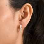 Luxuriant - Lab Grown Diamond (SI/G-H) Hoop Earring in 18K Vermeil Yellow Gold Plated Sterling Silver 1.90 Ct._8593083_1