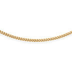9K Yellow Gold Curb Chain (Size - 24) with Spring Ring Clasp_8593165