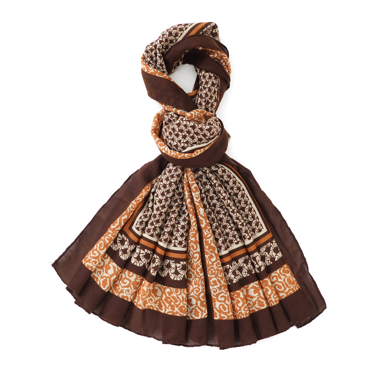La Marey Printed Scarf (Size - One Size) - Green 8593255 6