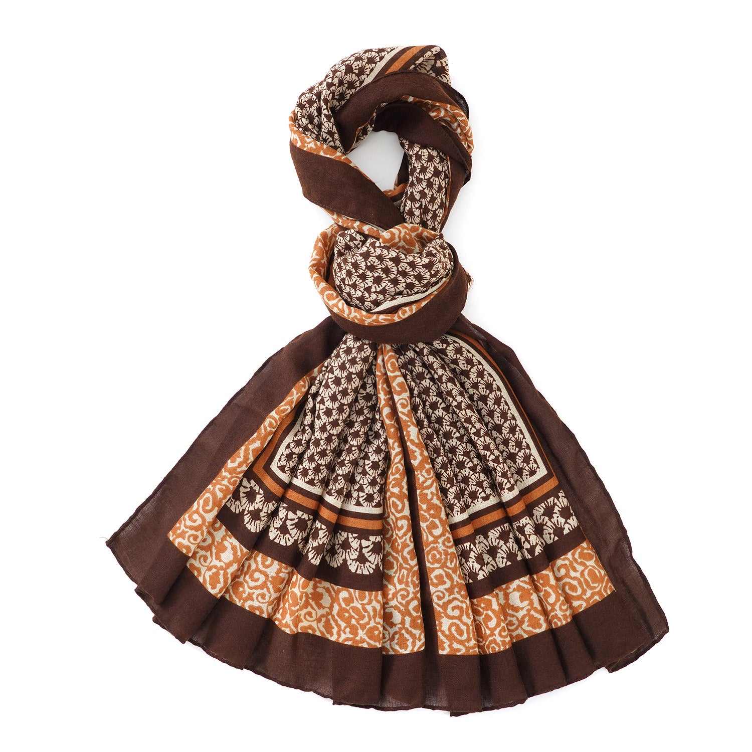 La Marey Printed Scarf (Size - One Size) - Green 8593255 6