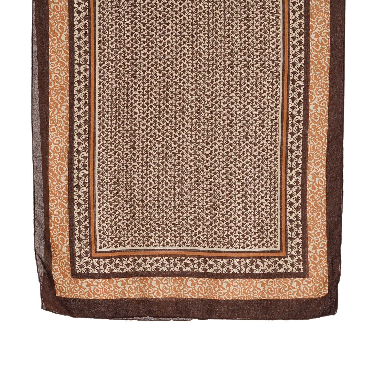 La Marey Printed Scarf (Size - One Size) - Green 8593255 7