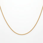 9K Yellow Gold Hollow Curb Chain (Size - 24) with Spring Ring Clasp_8593283