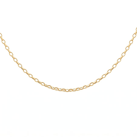 9K Yellow Gold 2.6MM Belcher Chain with Lobster Clasp, 30 Inch, 3.40 Gms V32462292 1