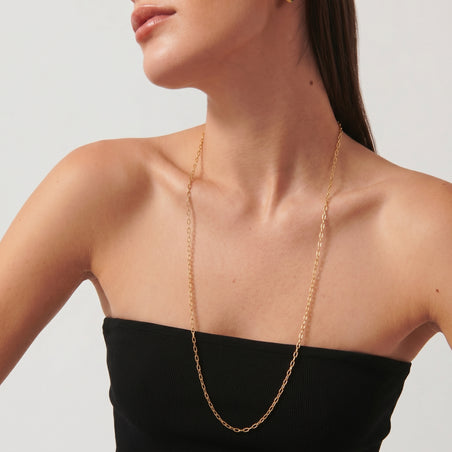 9K Yellow Gold 2.6MM Belcher Chain with Lobster Clasp, 30 Inch, 3.40 Gms V32462292 2