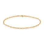 9K Yellow Gold Chain (Size - 9) with Spring Ring Clasp_8593336